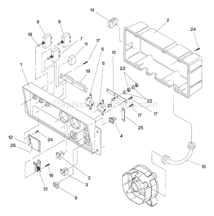 Page A Diagram and Parts List for 1189-0  Briggs and Stratton Generator